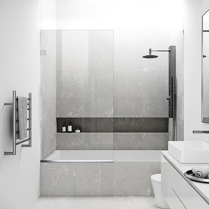 Bathroom Shower Glass Door 24 * 62"