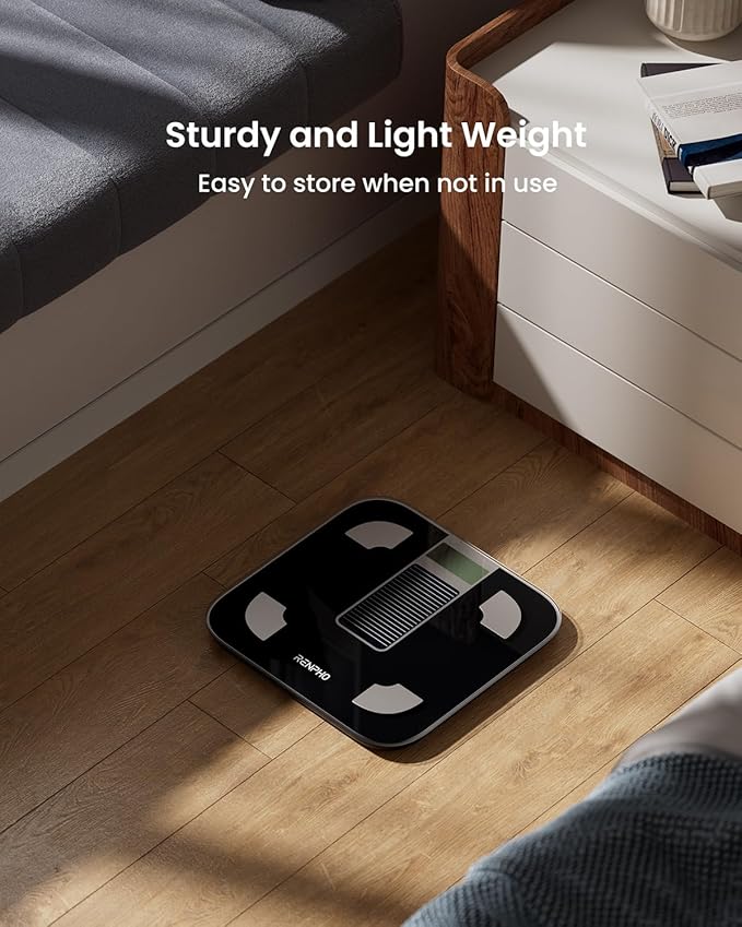 RENPHO Smart Scale for Body Weight, FSA&HSA Eligible, Digital Bathroom Scale