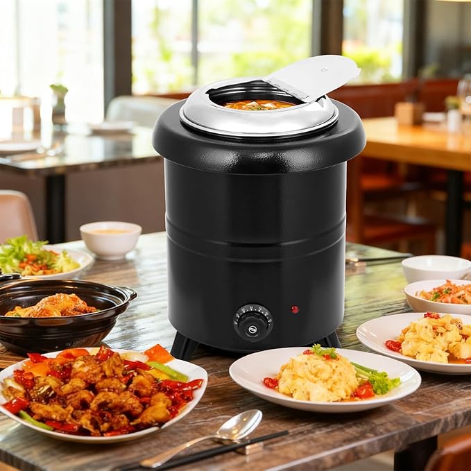 Garvee 10.5QT Commercial Soup Kettle, Automatic Soup Warmer