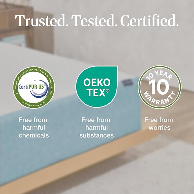 LIFEMENT Basic Full Cooling Gel Infused Memory Foam Mattress in a Box | Medium Firm Bed, Fiberglass Free, Certified Pressure Relief Foam, Cooling Comfort Sleep, 12 Inch