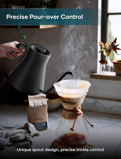 Electric Kettle, Gooseneck Electric Kettle, ±1℉ Precise Temperature Control