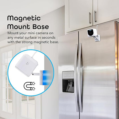 Geeni Mini 1080P Indoor/Outdoor Security Camera 2-Pack, Smart WiFi Cameras