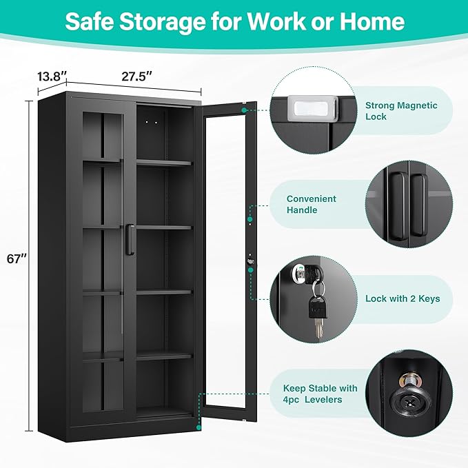 SISESOL Metal Storage Cabinet