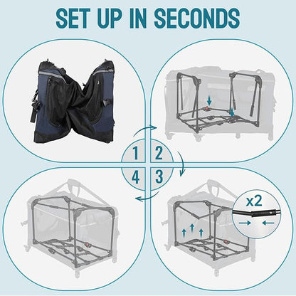 24-inch Foldable Cat Carrier with Removable Wheels – Large Pet Travel Carrier for Cats & Small Dogs, Breathable & Sturdy for Car Rides (Holds up to 44lbs)