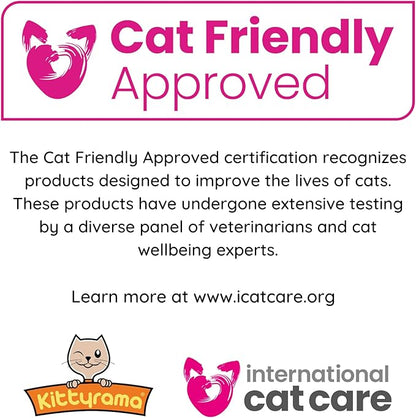 Kittyrama Tangerine Cat Collar with Bell. Cat Friendly Award Winner. Approved by Vets and Cat Experts. Breakaway Cat Collars Quick Release. Kitten Collar. Won't Rub Fur. Lightweight, Soft & Comfy