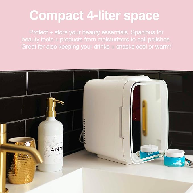 Cooluli Glow 4L Mini Skincare Fridge