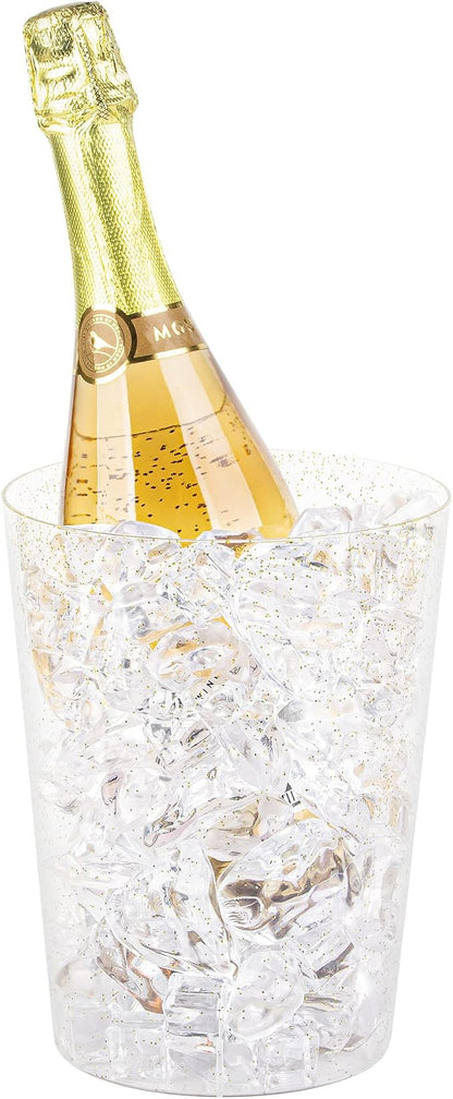 Tiawudi 12 Pack Plastic Ice Bucket