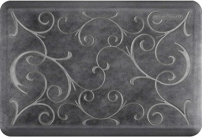 WellnessMats Bella Collection Anti-Fatigue Floor Mat, Polyurethane – Ergonomic Support Pad for Home, Kitchen, Garage, Office Standing Desk – Water Resistant - Made in USA