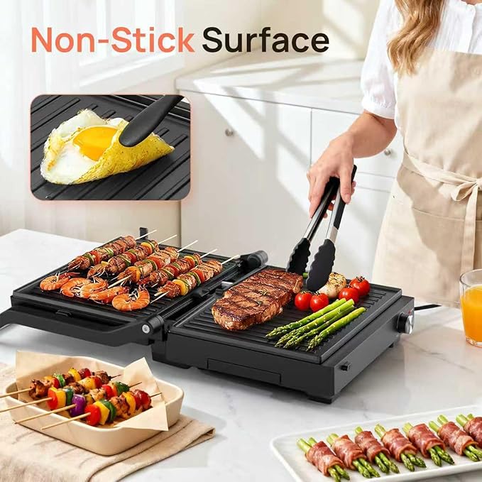 Electric Indoor Grill, 1600W Electric Grill