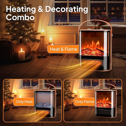 ROVSUN 1500W Electric Fireplace Stove