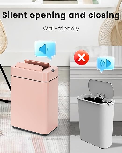 ELPHECO Bathroom Trash Can