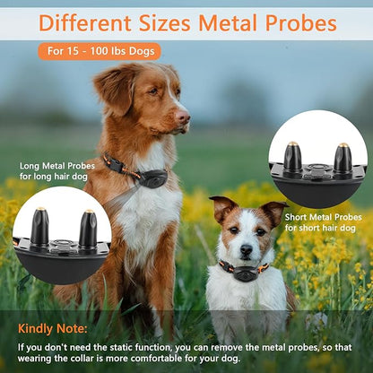 Dog Training Collar, IPX7 Waterproof Dog Shock Collar