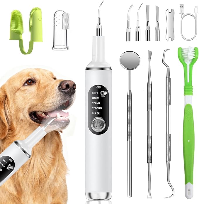 Dog Plaque Remover for Teeth, Pet Tooth Cleaner