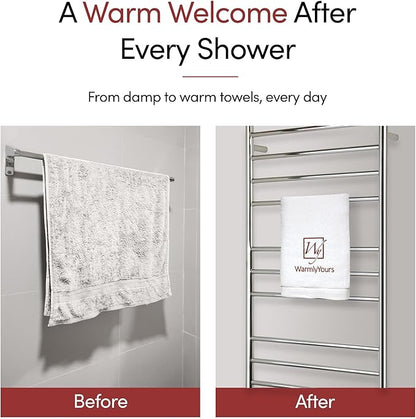WarmlyYours Heated Towel Rack