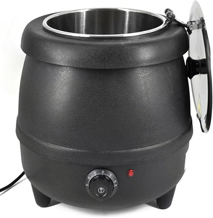 10L Commercial Electric Soup Kettle Pot Soup Maker Stainless Steel Insert Pot