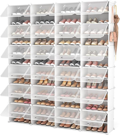 ROJASOP Shoe Storage Cabinet, 12-Tier Shoe Organizer 96 Pairs Extra Large