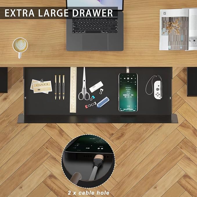 Large Under Desk Mounted Sliding Drawer