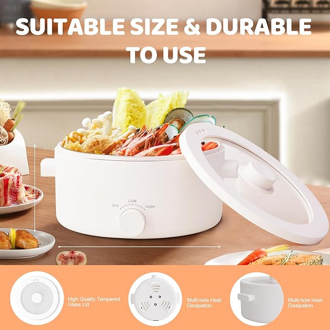 Hot Pot Electric, 3L Portable Electric Pot