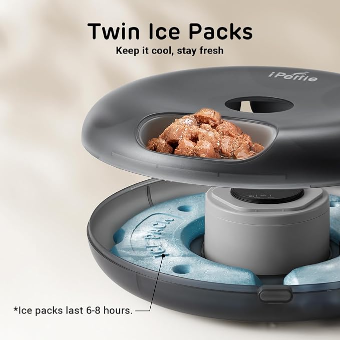 iPettie Donut Frost WiFi 6 Meal Automatic Cat Food Dispenser
