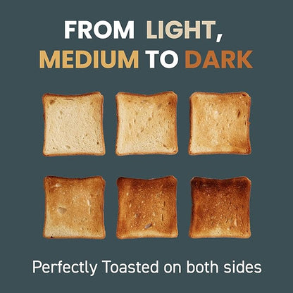 Elite Gourmet ECT4123 Long Slot 4 Slice Toaster, Extra Wide 1.5" and 5.1" Deep
