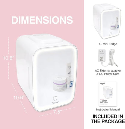 Cooluli Glow 4L Mini Skincare Fridge