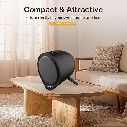 Small Space Heater, 1500W PTC Ceramic Heating