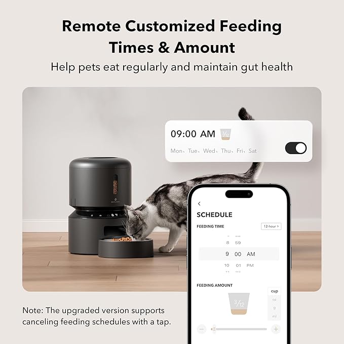 PETLIBRO Automatic Cat Feeder, 5G WiFi Pet Feeder