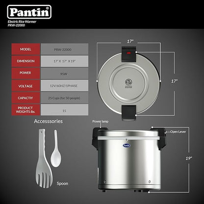 Pantin Commercial Electric Rice Warmer, Commercial Rice Warmer - 120V