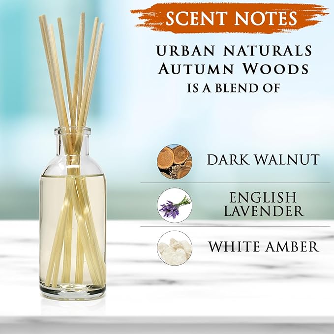 Urban Naturals Autumn Woods Reed Diffuser Set