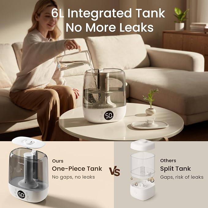 Provirtec 6L Self-Cleaning Humidifier