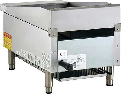 Kratos 15" Wide Commercial Countertop Griddle, Gas Hot Plate