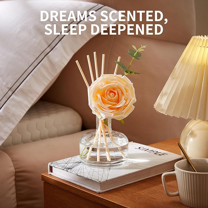 Reed Diffusers Set, 7.10 oz Vanilla Scented Diffuser