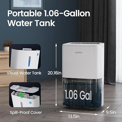 Waykar 120 Pints 2025 Energy Star Home Dehumidifier