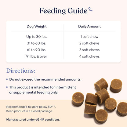 Pawfy Skin & Coat with Salmon Oil - Dog Allergy Relief Chews | Advanced Licking Paws Comfort | Dog Itching Skin Relief & Seasonal Allergies Support - Immune Support & Coat Defense | 30 Chews (Chicken)