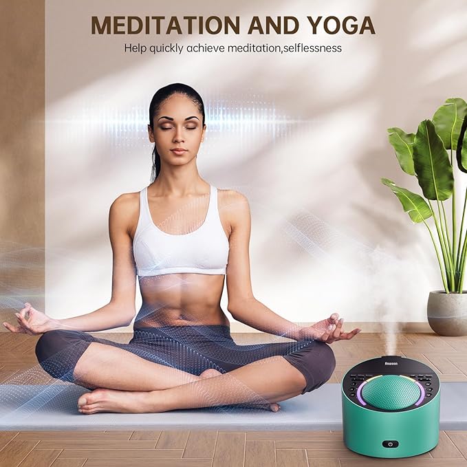 Sound Machine & Aroma Diffuser Pro 4-in-1 Sleep System, Premium Metal Shell