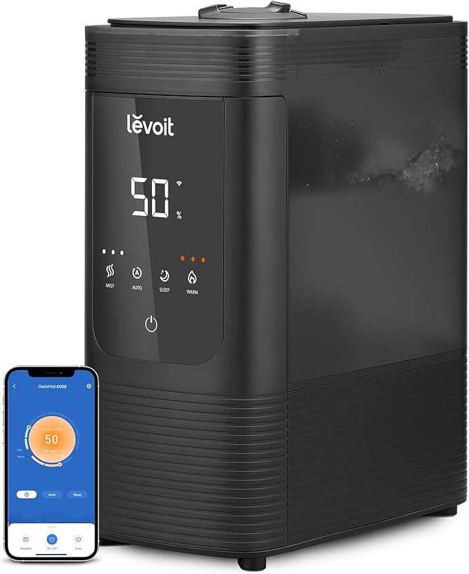 LEVOIT 6L Smart Warm and Cool Mist Humidifiers