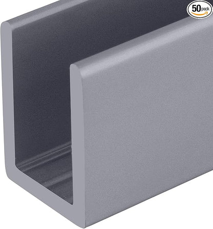 Brixwell SDCD3812A-CCP18-XCP50 Satin Anodized Frameless Shower Door Aluminum