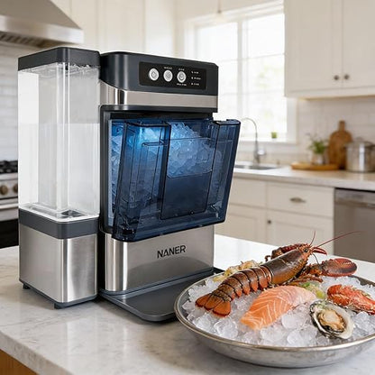 Nugget Ice Makers Countertop 42lbs/Day Large Capacity One-Click Operation