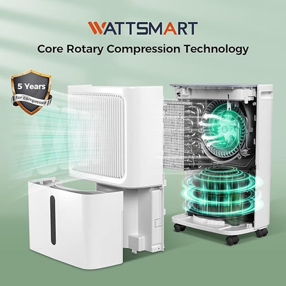 2, 500 Sq.Ft Dehumidifier for Basement