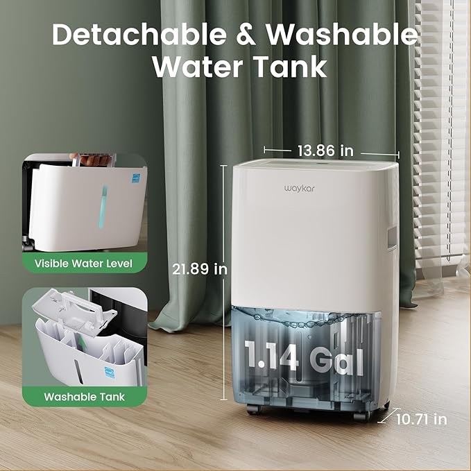 Waykar 80 Pints 2025 Energy Star Dehumidifier