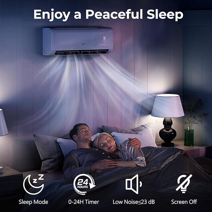 COSTWAY 18, 000 BTU Mini Split Air Conditioner, Energy Star,