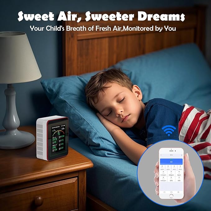 Professional 15-in-1 Air Quality Monitor