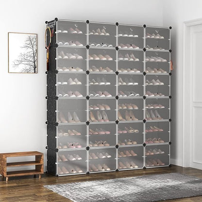 ROJASOP Shoe Storage Cabinet, 12-Tier Shoe Organizer 96 Pairs Extra Large