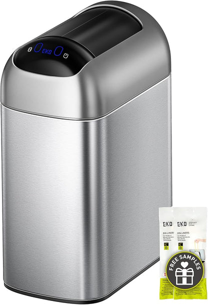 EKO Astro Slim Sensor Trash Can, 10L / 2.6 Gallon Touchless Garbage Bin