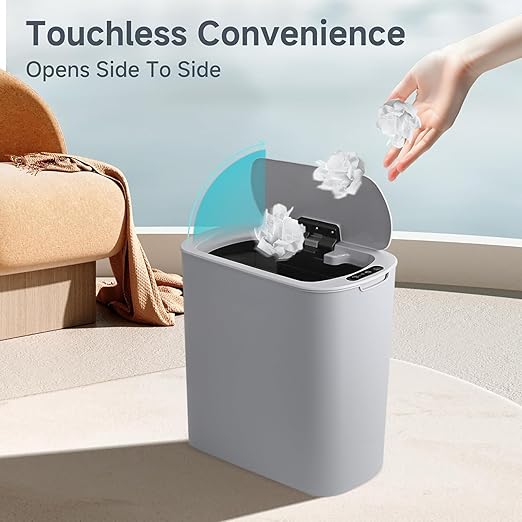 TIPGO Automatic Motion Sensor Bathroom Trash Can