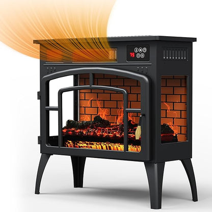 Royalcraft Electric Fireplace Heater, Freestanding Electric Fireplace Stove