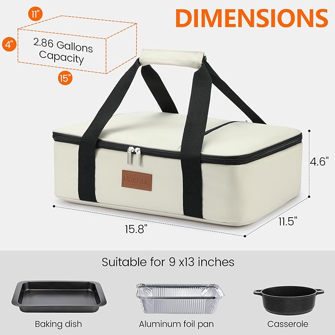Food Warmer Electric Casserole Carrier