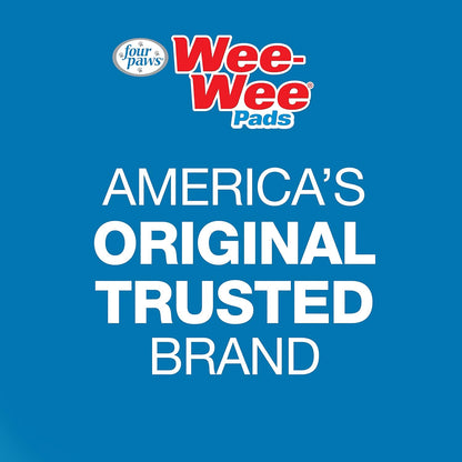 Four Paws Wee-Wee Odor Control with Febreze Freshness Pee Pads for Dogs & Puppies, Leak-Proof Dog Housebreaking Potty Training Floor Protection, Spring Fresh Scent, 28" x 30", 30 Count