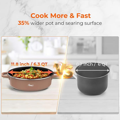 Rosewill 12.7 QT Electric Hot Pot Slow Cooker