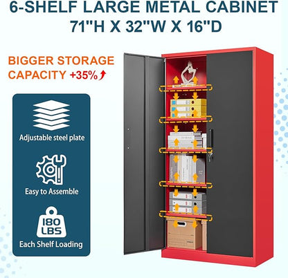 MIIIKO Metal Storage Cabinet